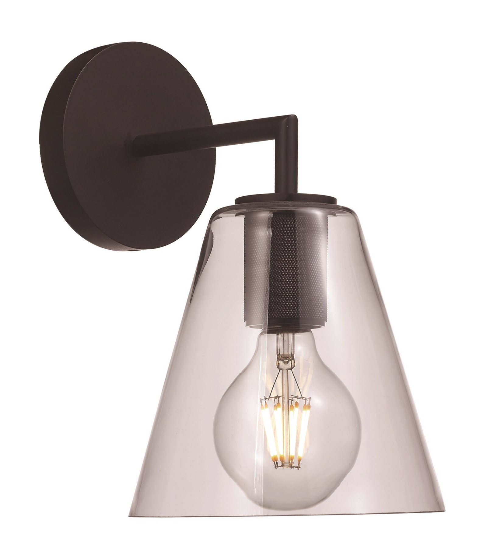 Model 12841 Clear Glass Wall Sconce