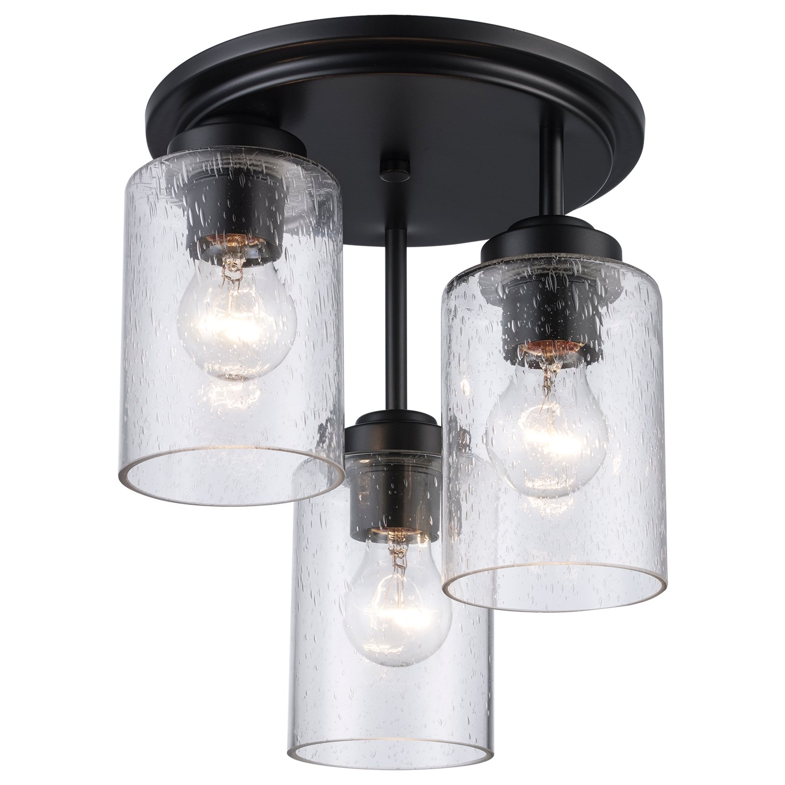 Model 20820 Seeded Glass Pendant Light