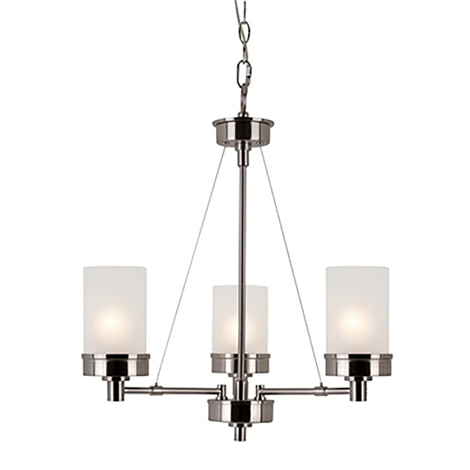 Model 48337 Frosted Glass Chandelier