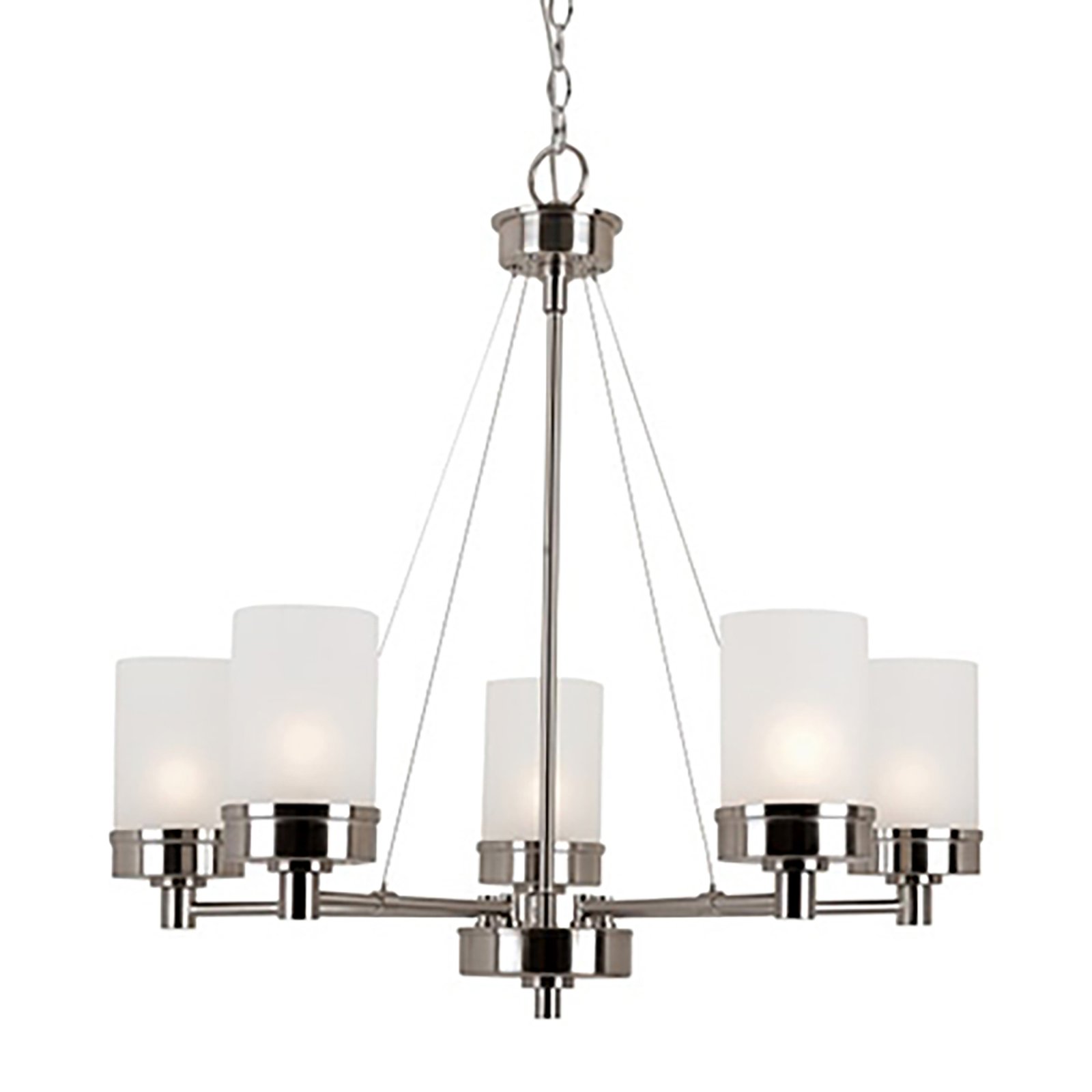 Model 48338 Frosted Glass Chandelier