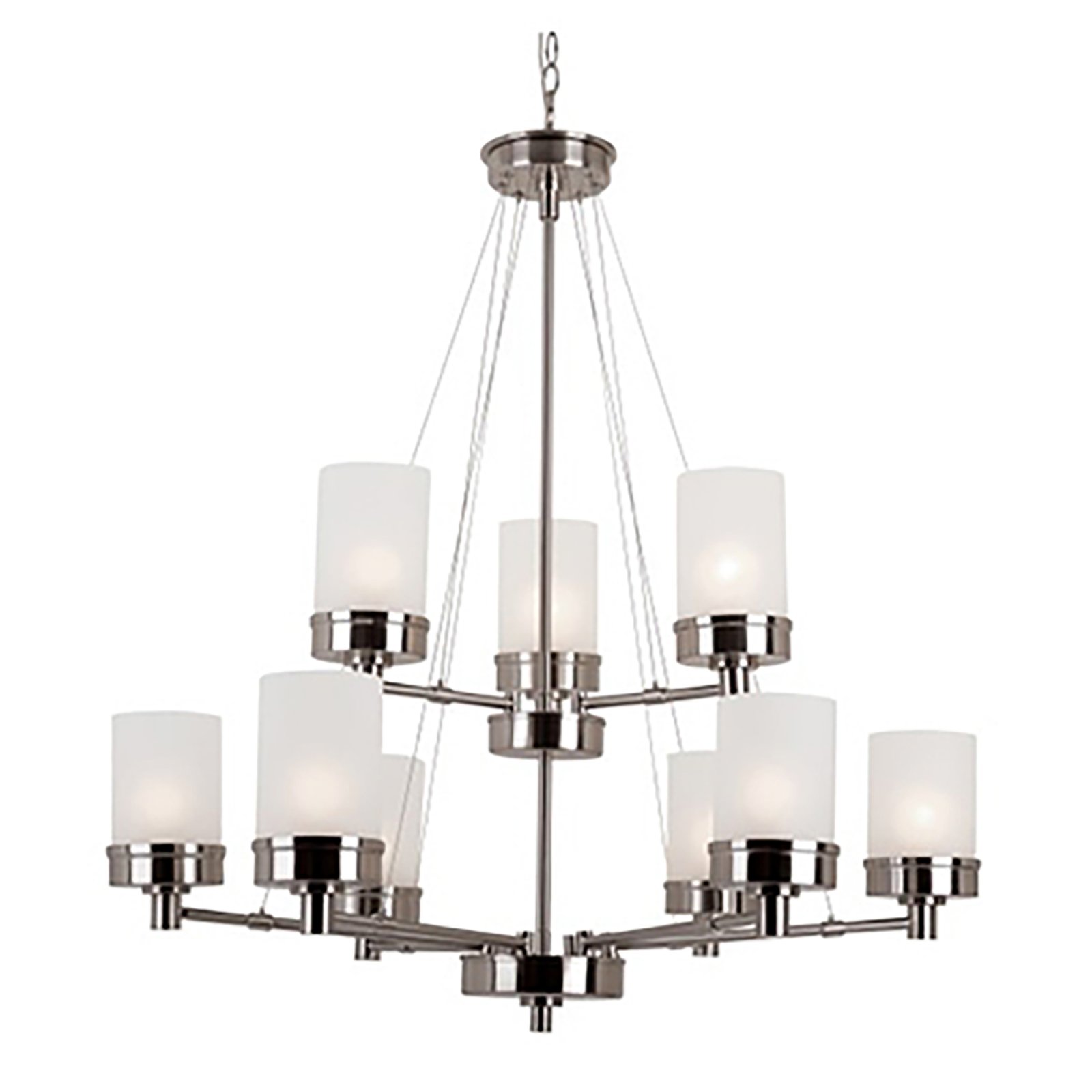 Model 48339 Frosted Glass Chandelier
