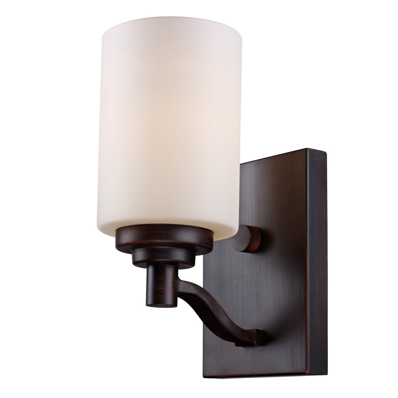 Model 49821 White Frosted Wall Lamp