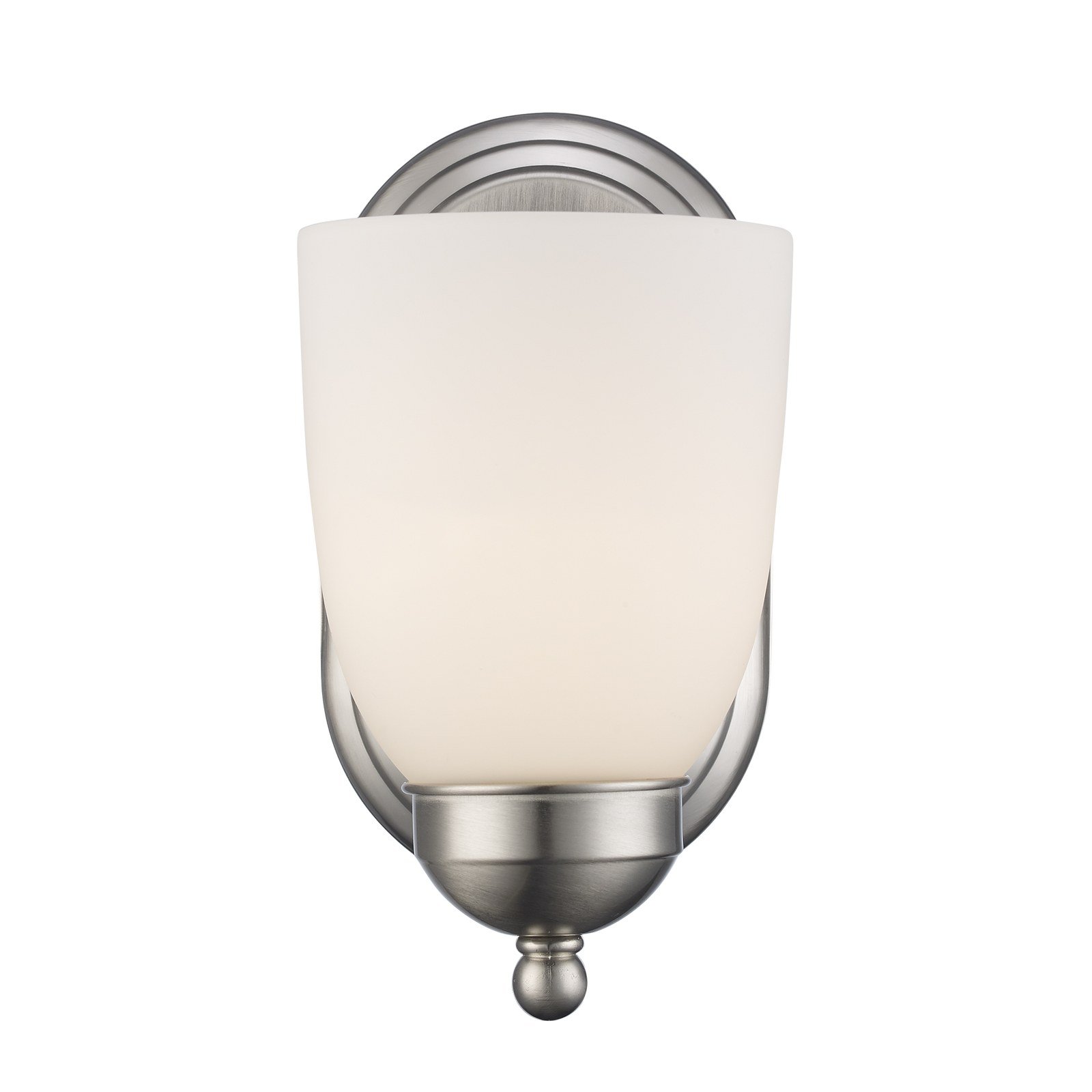 Model 5301-1 White Frosted Wall Lamp