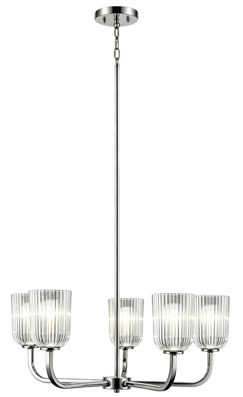 Model 82235 Clear Half Ceiling Lamp