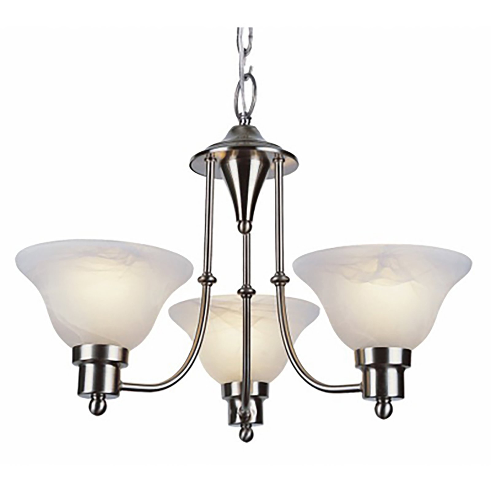 Model 9014 Marbleized Glass Half Ceiling Lamp