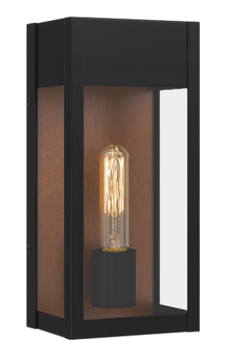 Model MAE8408MBK clear Wall Lamp